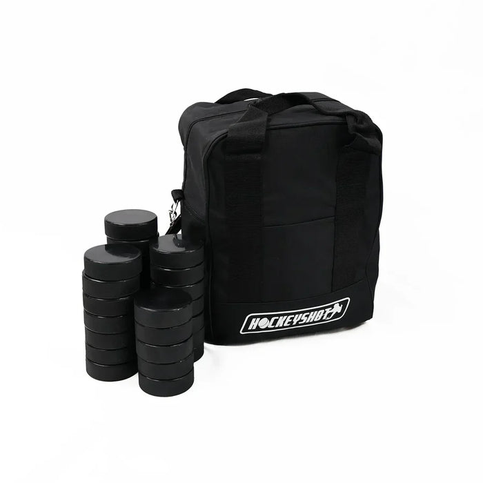 HockeyShot Insulated Puck Bag + 50 Pucks