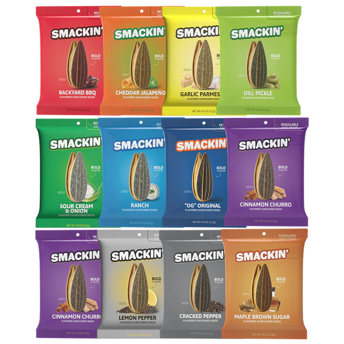 Smackin' Sunflower Seeds 4oz Bag