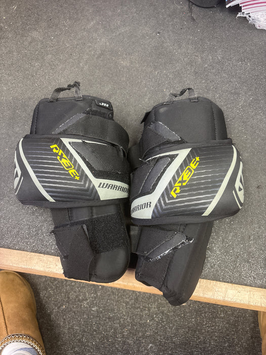 Used Warrior RX3E+ Goalie Knee Guards Size Junior