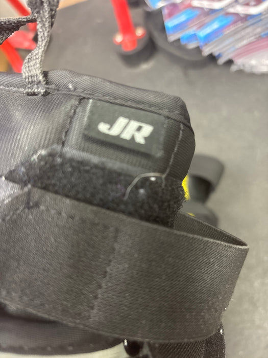 Used Warrior RX3E+ Goalie Knee Guards Size Junior