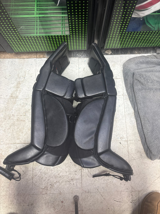 Used TRUE Catalyst 7x3 Goalie Leg Pads Size Intermediate 31+2