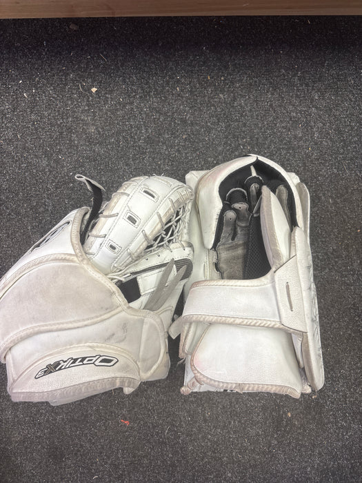 Used Brian’s Optik X3 Goalie Catcher And Blocker