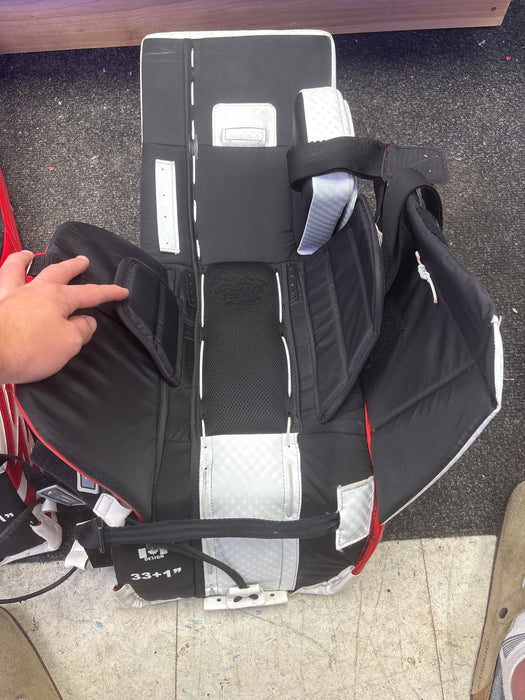 Used Brian’s Optik X4 Goalie Leg Pads Size Senior 33+1