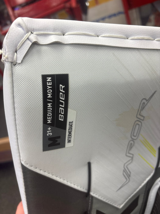 Used Bauer Vapor X5Pro Goalie Legs Pads Size Intermediate Medium 31+1
