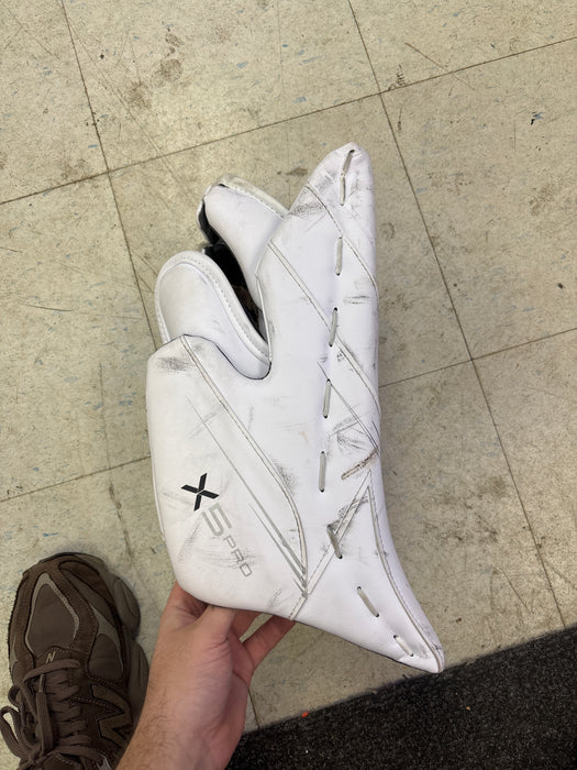 Used Bauer X5 pro goalie blocker Senior