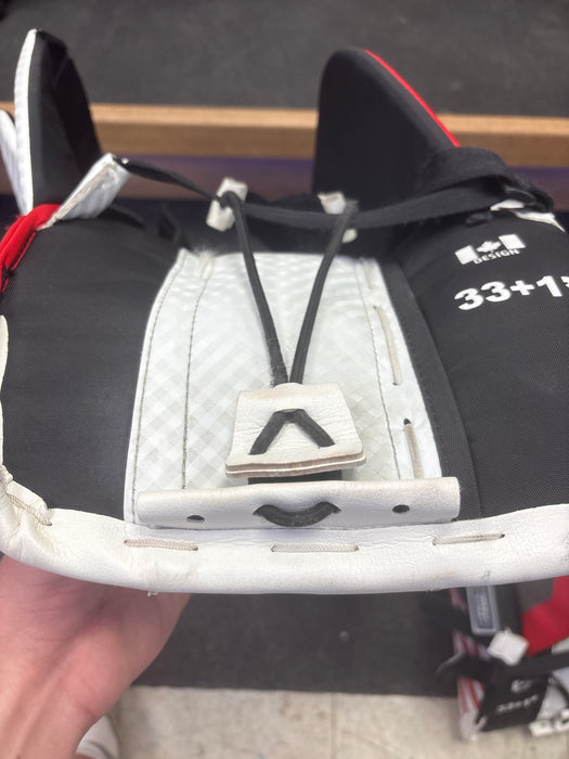 Used Brian’s Optik X4 Goalie Leg Pads Size Senior 33+1