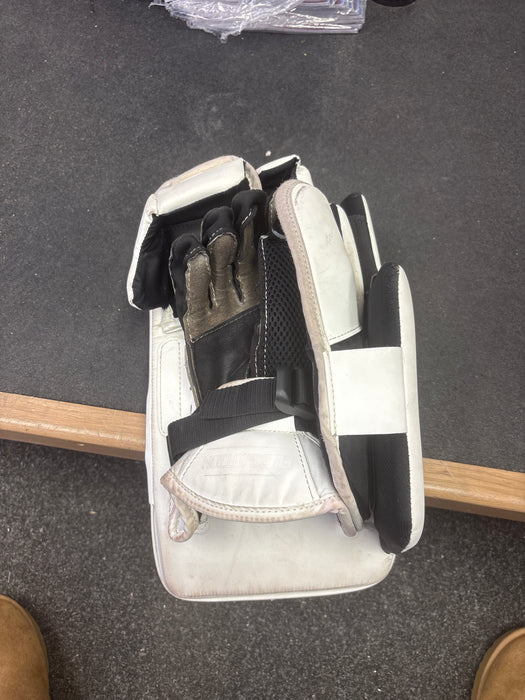 Used CCM Axis F9 Goalie Blocker Size Intermediate