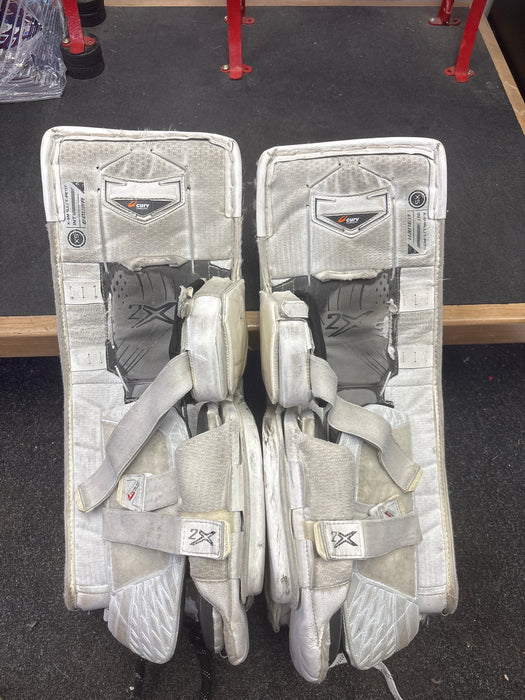 Used Bauer Vapor 2X Goalie Leg Pads Size Intermediate Extra Small