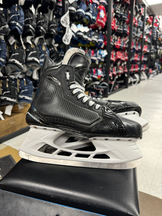 Used Bauer Supreme SHADOW Maple Leafs Pro Stock - Philipe Myers - Size 9.5 Skates