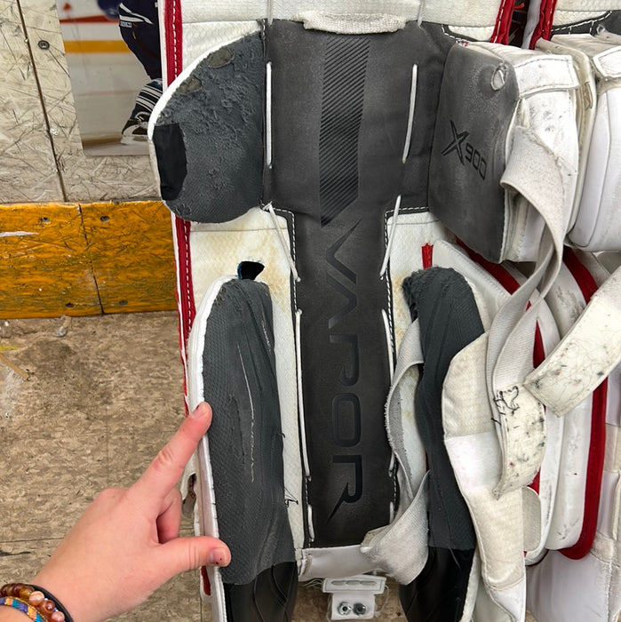 Used Bauer Vapor X900 Leg Pads Intermediate Small