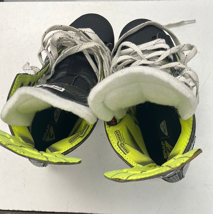 Used Graf Ultra G9035 6D Player Skates w/ Tuuk Holders