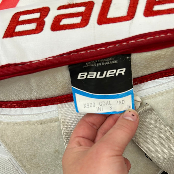 Used Bauer Vapor X900 Leg Pads Intermediate Small