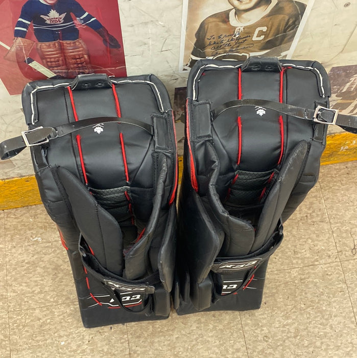 Used CCM Axis 1.5 28+1” Goal Pads