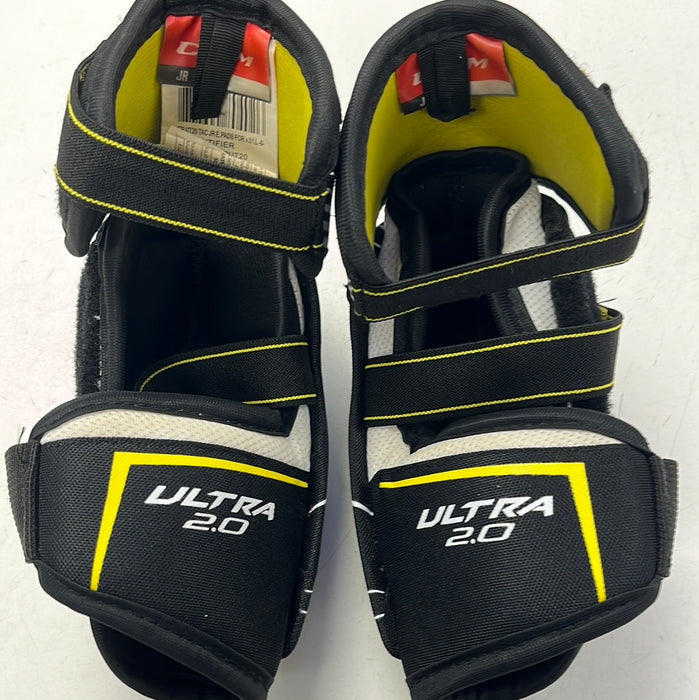 Used CCM Tacks Ultra 2.0 Junior Large Elbow Pads