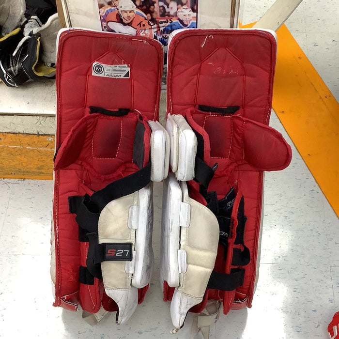 Used Bauer Supreme S27 Junior Medium (28"+1") Goal Pads