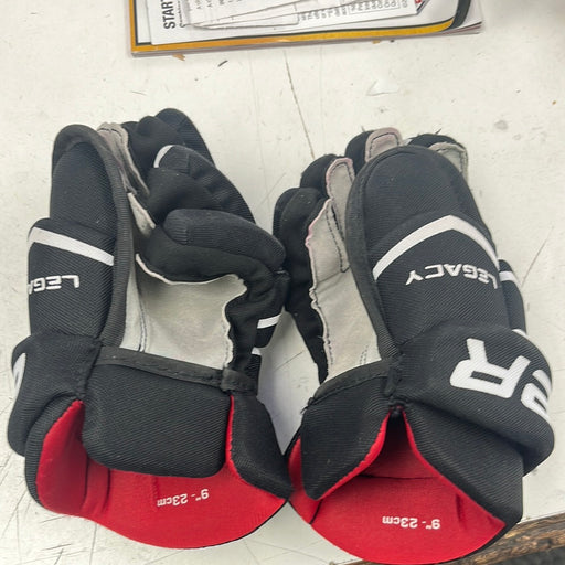 Used Bauer Legacy 9” Youth Player Gloves
