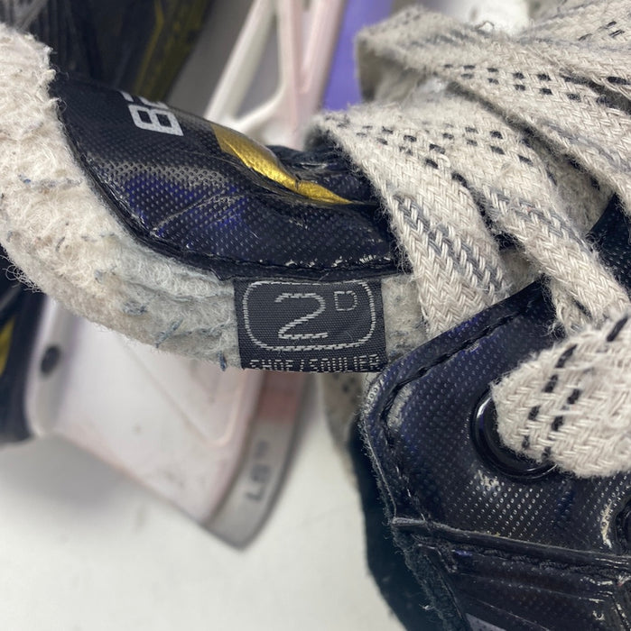 Used Bauer Supreme S27 Size 2D Goal Skates