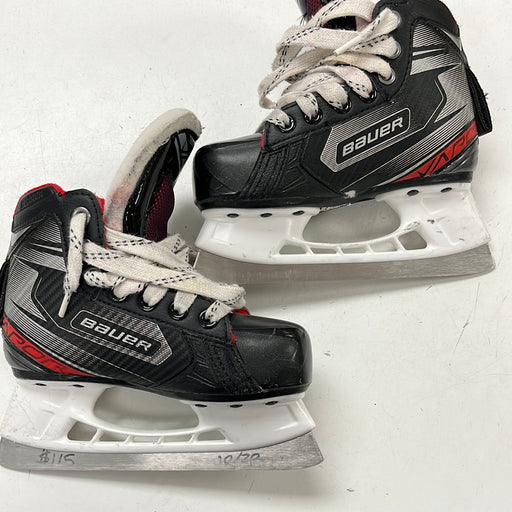 Used Bauer Vapor X2.7 11.0 Youth Goalie Skates