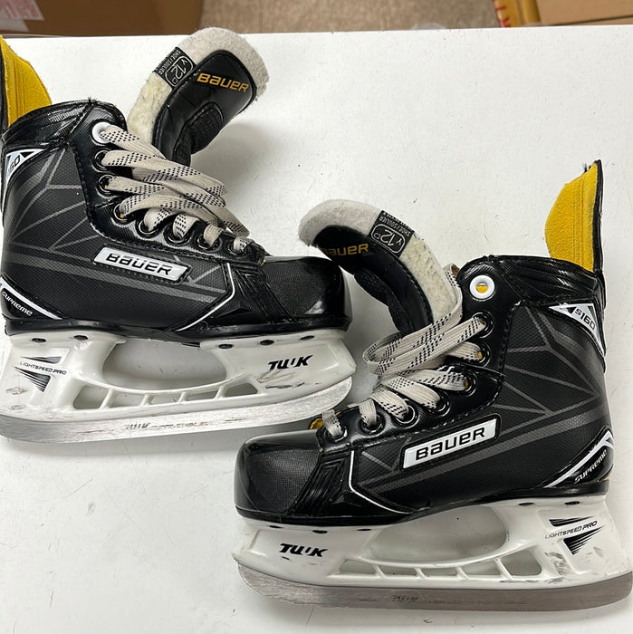 Used Bauer Supreme S160 12.0 Youth Player Skates