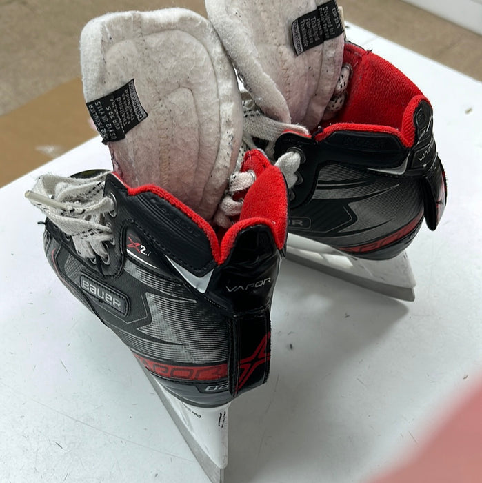 Used Bauer Vapor X2.7 11.0 Youth Goalie Skates