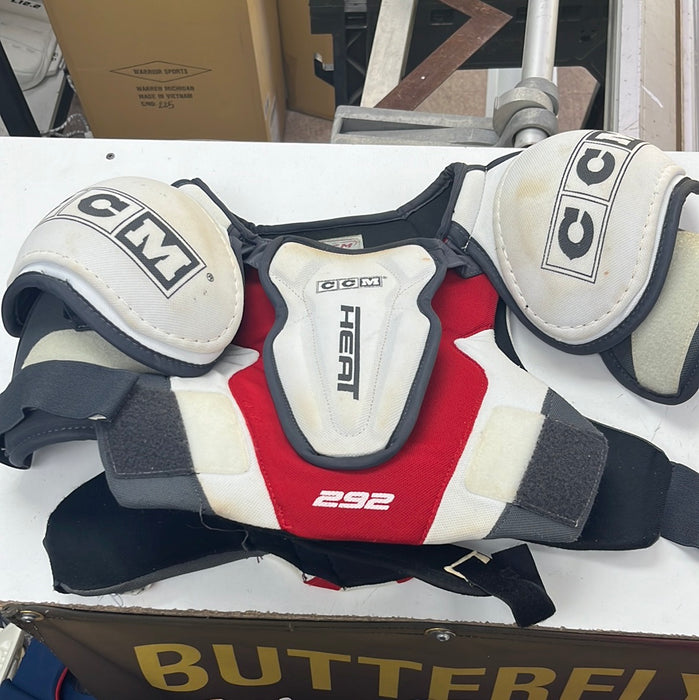 Used CCM Heat Junior Large Shoulder Pads