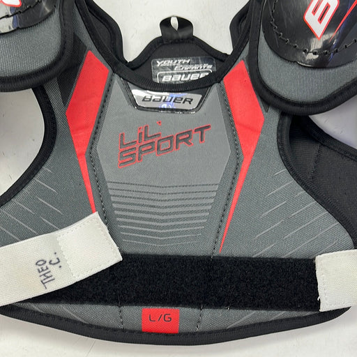 Used Bauer Lil Sport Youth Large Shoulder Pads