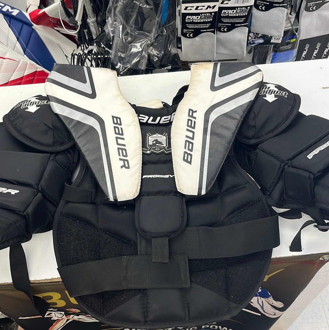 Used Bauer Prodigy 2.0 Youth Large/Extra Large Goal Chest Protector ...