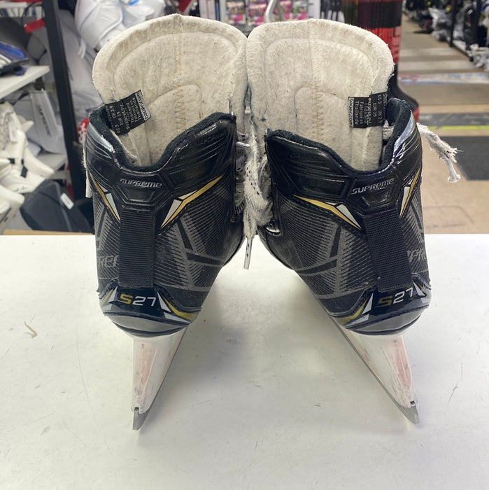 Used Bauer Supreme S27 Size 2D Goal Skates