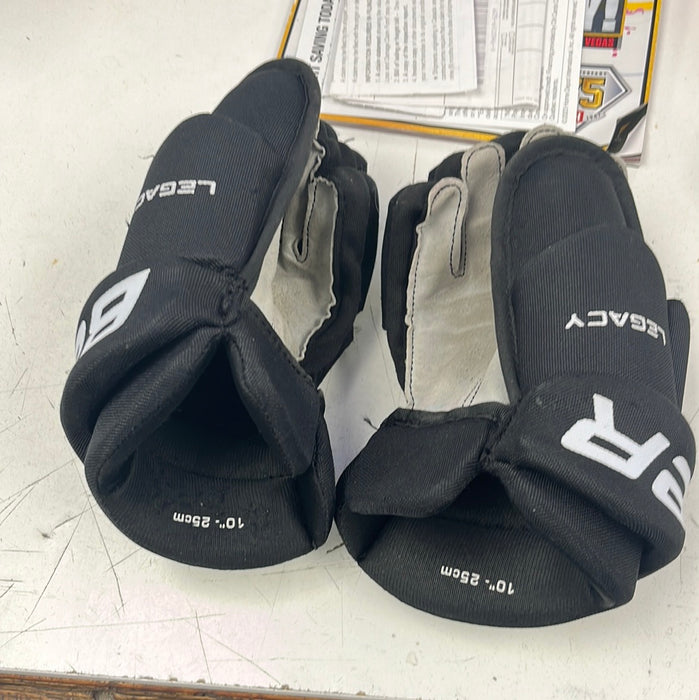 Used Bauer Leagcy 10” Player Gloves