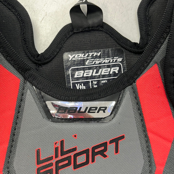 Used Bauer Lil Sport Youth Large Shoulder Pads