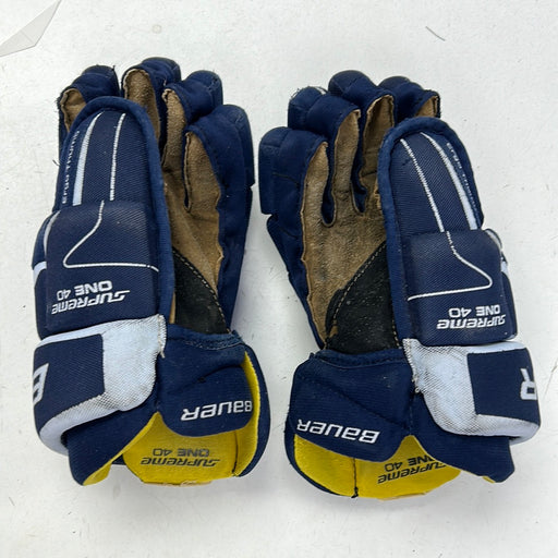 Used Bauer Supreme One 40 Gloves 12"