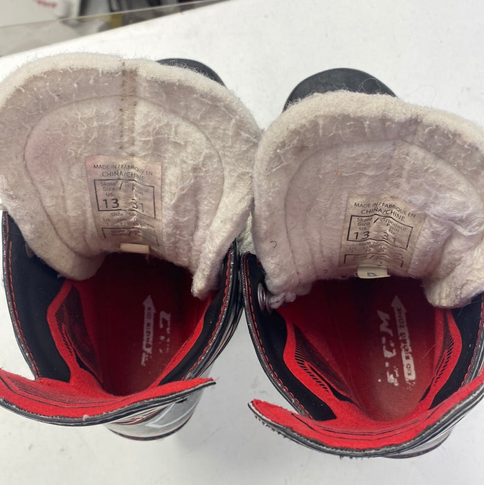 Used CCM JetSpeed FT2 Youth 13 Player Skates