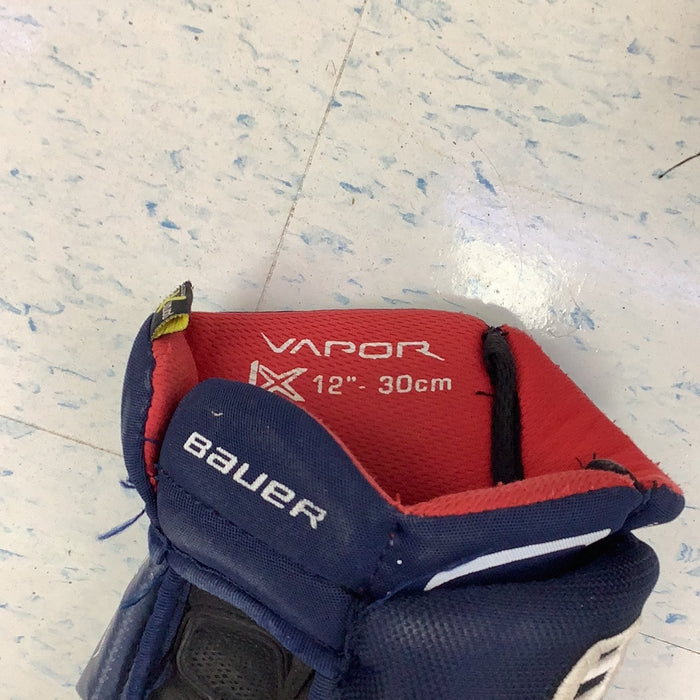 Used Bauer Vapor 1X 12" Player Gloves