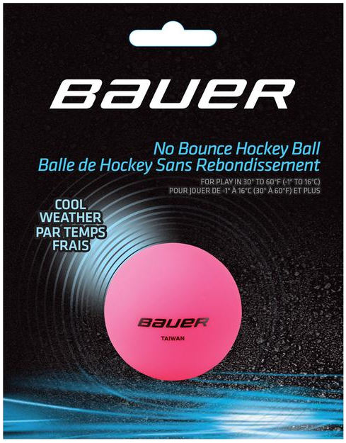 Bauer No Bounce Hockey Ball - Cool Weather