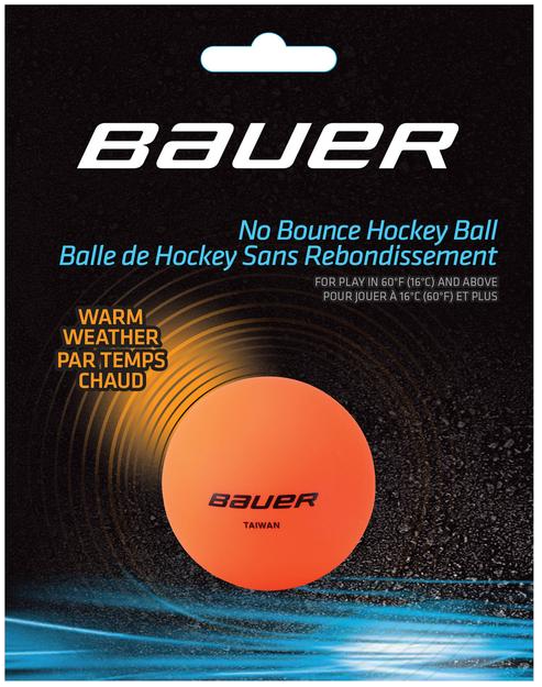Bauer No Bounce Hockey Ball - Warm Weather