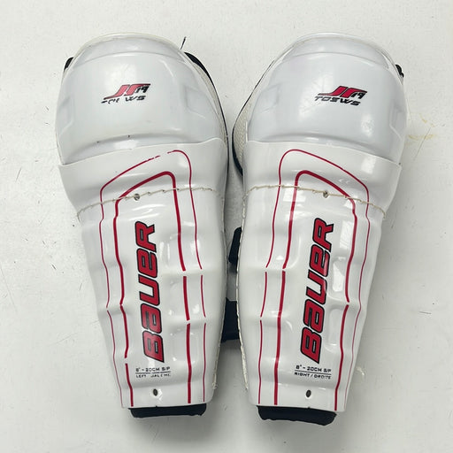 Used Bauer JT19 8” Youth Shin Pads