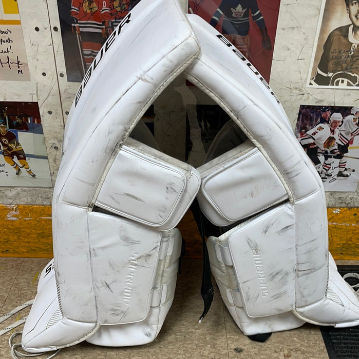 Used Bauer Supreme S27 Senior Extra Large Goalie Pads