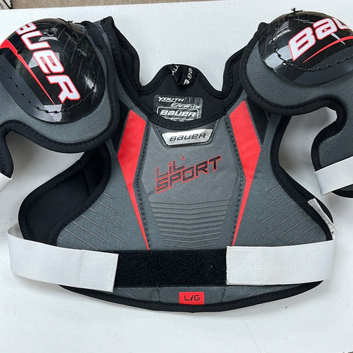 Used Bauer Lil Sport Youth Large Shoulder Pads