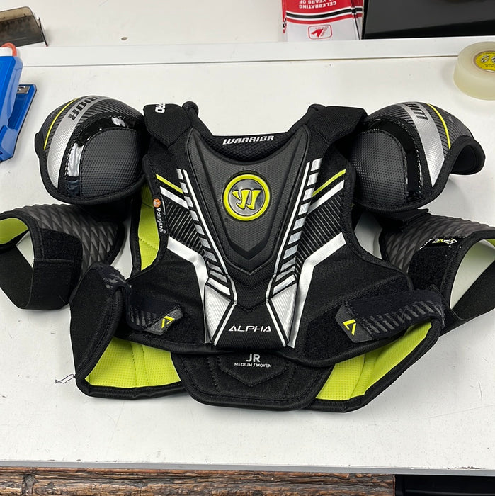 Used Warrior Alpha Junior Medium Shoulder Pads