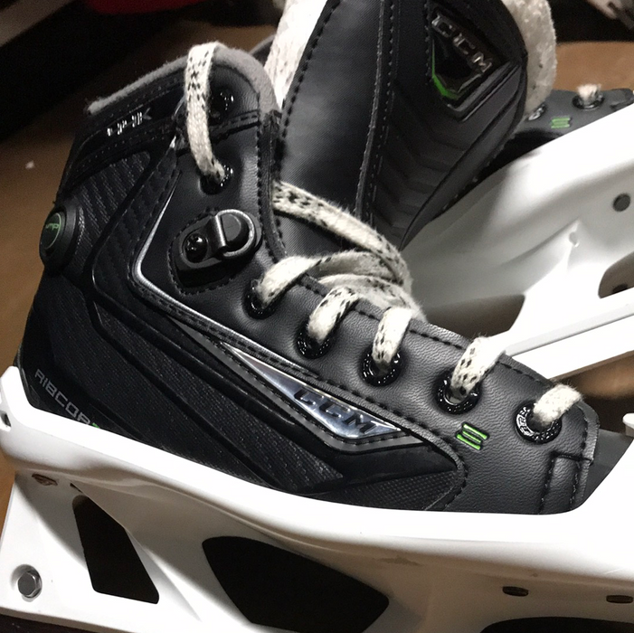 Used CCM RIBCORE 44k 3.5D Goal Skates