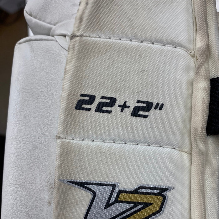 Used Vaughn V7 22+2 Goal Pads