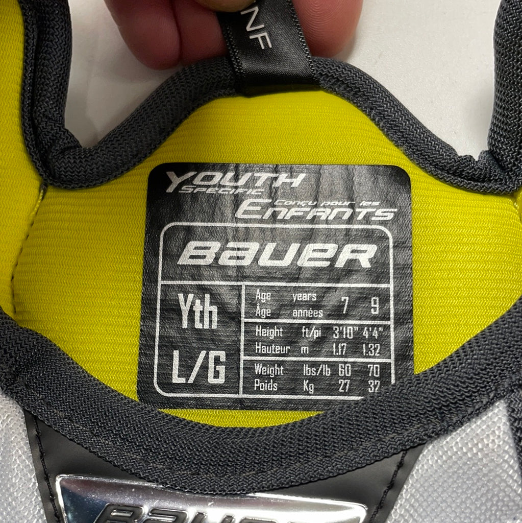 Used Bauer Supreme s170 Youth Large Shoulder Pads Crow's Sports