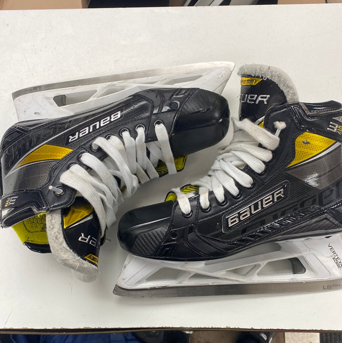 Used Bauer Supreme 3s 7.5D Goal Skates