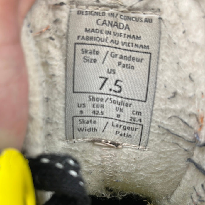 Used CCM Tacks 7.5 Goal Skate