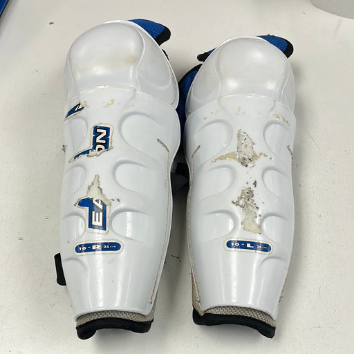 Used Easton Synergy 10” Shin Pads