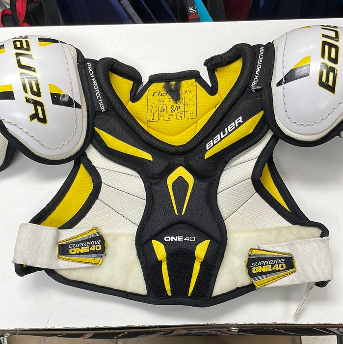 Used Bauer Supreme One40 Junior Small Shoulder Pads
