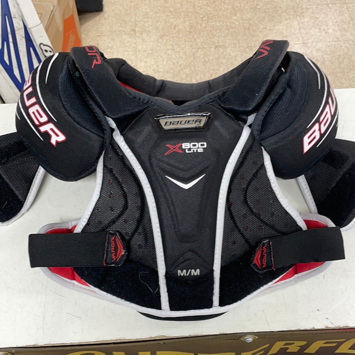 Used Bauer x800 Lite Junior Medium Shoulder Pads — Crow's Sports