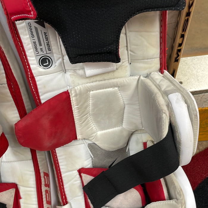 Used Bauer Vapor x700 Junior Large Goal Pads