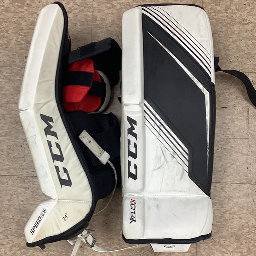Used CCM YTFlex 2 leg pads 24”