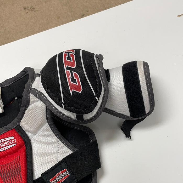 Used CCM Top Prospect Youth Small Shoulder Pads